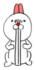 Snaggletooth rabbit sticker #5975334