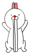 Snaggletooth rabbit sticker #5975335