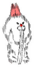Snaggletooth rabbit sticker #5975336