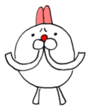 Snaggletooth rabbit sticker #5975339