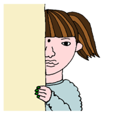 mole woman mari sticker sticker #5975449