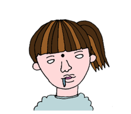 mole woman mari sticker sticker #5975451