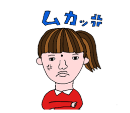 mole woman mari sticker sticker #5975456