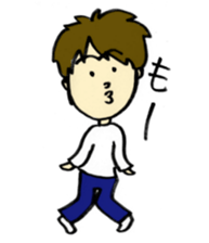 Sticker of the fluffy person sticker #5975626