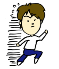 Sticker of the fluffy person sticker #5975635