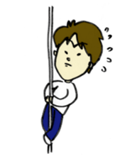 Sticker of the fluffy person sticker #5975636