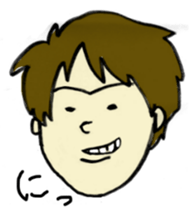 Sticker of the fluffy person sticker #5975640