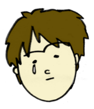 Sticker of the fluffy person sticker #5975649