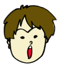 Sticker of the fluffy person sticker #5975653