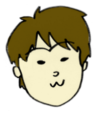 Sticker of the fluffy person sticker #5975655