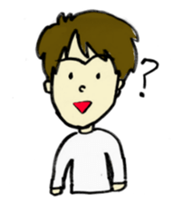 Sticker of the fluffy person sticker #5975659