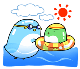 Yurukawa Penguin sticker #5975698