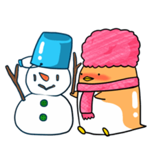 Yurukawa Penguin sticker #5975701