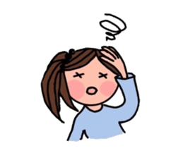 A girl, a puppy, and a kitty sticker #5976134