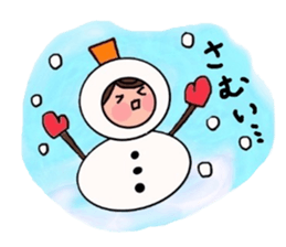 A girl, a puppy, and a kitty sticker #5976137