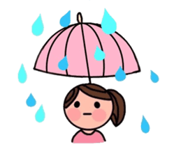 A girl, a puppy, and a kitty sticker #5976138