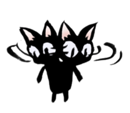 Black Cat "Sora" sticker #5976204