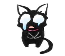 Black Cat "Sora" sticker #5976214