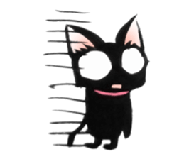 Black Cat "Sora" sticker #5976221