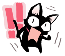 Black Cat "Sora" sticker #5976224