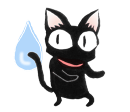 Black Cat "Sora" sticker #5976225