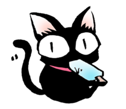 Black Cat "Sora" sticker #5976226