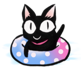 Black Cat "Sora" sticker #5976227