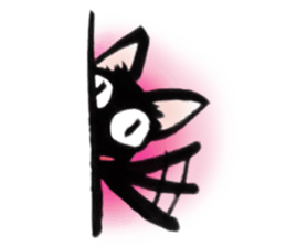 Black Cat "Sora" sticker #5976231