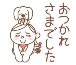 Family & Dog - Adult TOTTO Ver. sticker #5976533