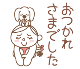 Family & Dog - Adult TOTTO Ver. sticker #5976533