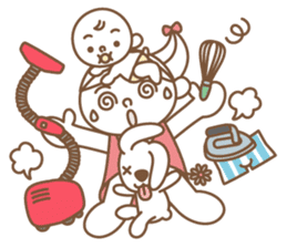 Family & Dog - Adult TOTTO Ver. sticker #5976558