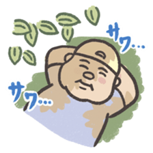 Droll fat man sticker #5976828