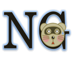 "Ponchan" of raccoon sticker #5976854