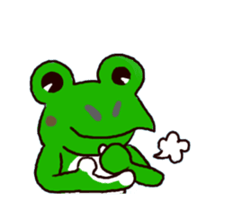 Takashi of the frog 2a sticker #5976920