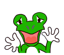 Takashi of the frog 2a sticker #5976923