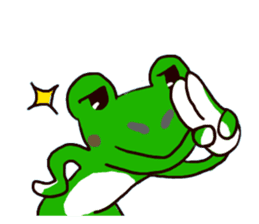 Takashi of the frog 2a sticker #5976926