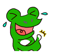 Takashi of the frog 2a sticker #5976927