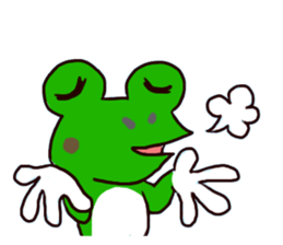 Takashi of the frog 2a sticker #5976928