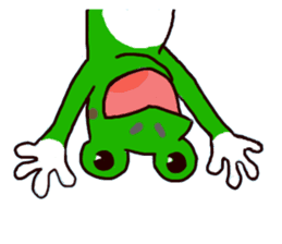 Takashi of the frog 2a sticker #5976932