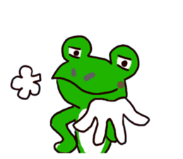 Takashi of the frog 2a sticker #5976934