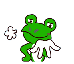 Takashi of the frog 2a sticker #5976934
