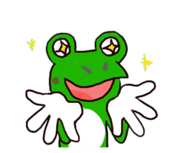 Takashi of the frog 2a sticker #5976936