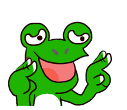 Takashi of the frog 2a sticker #5976941