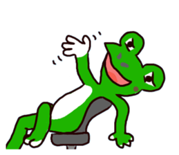 Takashi of the frog 2a sticker #5976946