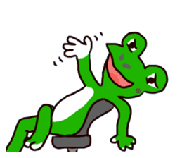 Takashi of the frog 2a sticker #5976946