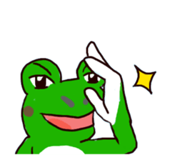 Takashi of the frog 2a sticker #5976948