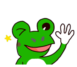 Takashi of the frog 2a sticker #5976952