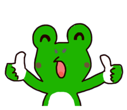 Takashi of the frog 2a sticker #5976954