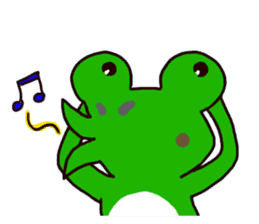Takashi of the frog 2a sticker #5976959