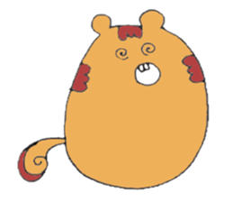 Squirrel 'P-taro' ((Hakata dialect)) sticker #5977126